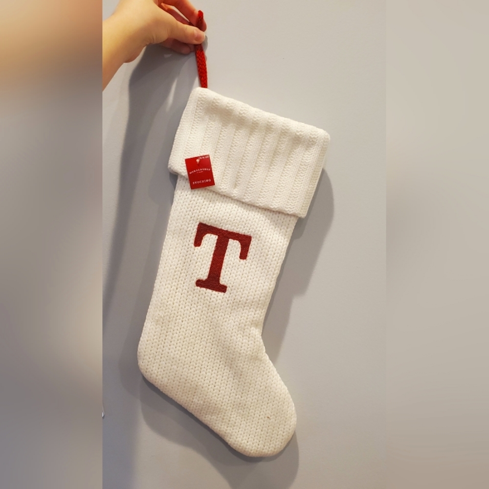 Stocking letter T